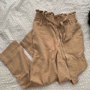 Zara paper bag pants